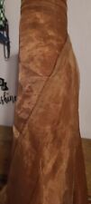 Vintage Very Sheer Brown Fabric  Shiny Sheen 3 Yards picture