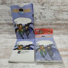 1996 Batman Robin Joker Lunch Paper Bags Crime Squad Vintage Lot Of 30 (NEW) picture