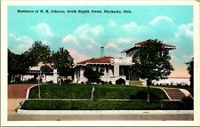 Residence of H B Johnson in Chickasha OK Oklahoma UNP  WB Postcard  P8 picture
