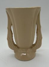 Vintage Niloak Cream Double Handle Pottery Vase 7” Perfect picture