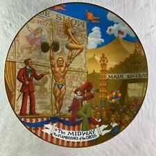 THE MIDWAY Plate The Greatest Show On Earth Ringling Bros Barnum Bailey Circus picture