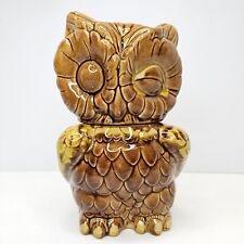 Vintage Winking Owl Kitchen Collectible Cookie Jar 1960-1970’s picture