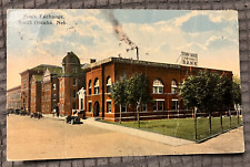Antique Postcard - Stock Exchange in South Omaha, Nebraska - POSTED 1915 picture