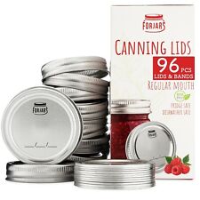 Canning Lids and Rings 192 Count / 96 Sets Regular Mouth USA in stock picture