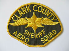 vintage 1970 era Clark County Aero Squad Las Vegas Nevada Police Patch MINT picture