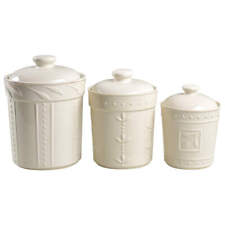 Signature Sorrento Ivory  Canister Set  6744565 picture