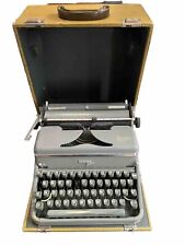 Vintage HERMES 2000 Portable Mid Century Manual Typewriter with Carrying Case picture