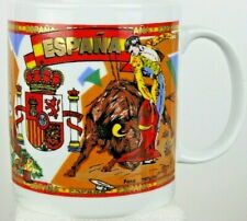 Spain Events In Spanish Coffee Mug By Safon SFN Multi Colored Gold Lettering New picture