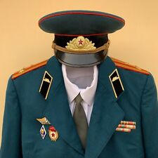Vintage 1970-80s Soviet military uniform of a tankman with the rank of colonel. picture