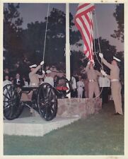 Camp Pendelton Navy 1966 Raising United States Flag VINTAGE  8x10  Photo picture