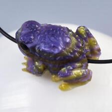 Baby Toad Frog Bead Multicolor Shell Carving Collection or Jewelry Design 4.20g picture