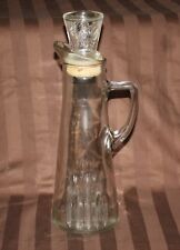  GLASS PITCHER  DECANTER BOTTLE like JIM BEAM picture
