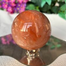 RED FIRE QUARTZ Hematoid Crystal Sphere Ball Polished Crystal Display Healing picture