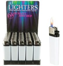 50 PACK Disposable Classic Cigarette Lighters - Full Standard Size - Wholesale picture