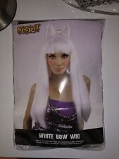 Lady Gaga White Bow Halloween Wig picture