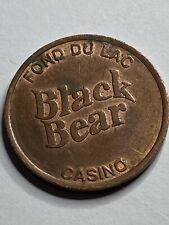 Older Black Bear Casino Token Duluth Minnesota Fond du Lac Superior Chippewa rw1 picture