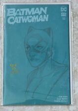 Batman Catwoman #1 Black Label Sketch Book Ratio 1:1 Remark Signed Natwa COA picture