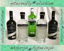 Bulk Job Lot 5x EMPTY THE LONDON NO. 1 COTSWOLD Gin Glass Bottles UpCycle Crafts picture