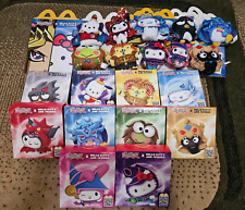 Set of 10 McDonalds Yugioh x Hello Kitty Toys + Happy Meal Boxes w/Dark Magician picture