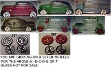 GLASS CANDY CONTAINER WHEELS picture