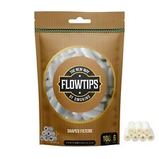 Flowtips Hollow Shaped Filter Tips 6mm Premium Cotton Full Flow joint  Filters  picture