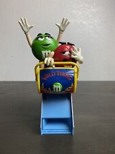 M&M's Wild Thing Roller Coaster Ride Candy Dispenser Red Green M & M Theme Park picture