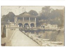 c1912 Boat House Dellwood Park Lockport Illinois IL CR Childs RPPC Postcard picture