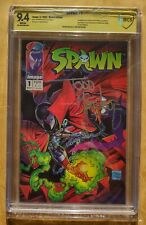 Spawn #1 CBCS 9.4 Signed by Todd McFarlane 1992 (NOT CGC) picture