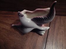Vintage Duck Bird Swan Ceramic Pottery Wall Pocket Planter Figurine Hull USA picture