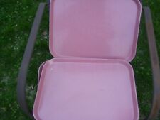 4 Vintage Cambro Camtray Fiberglass Pink Serving Trays 18