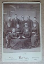 Messer Worcester Ma 1891 Cabinet Photograph of School Staff? Nun, etc. picture