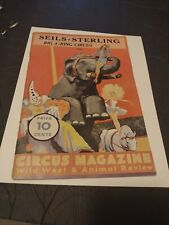 1935  SEILS-STERLING CIRCUS PROGRAM,BONNIE &CLYDE picture
