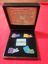 Walt Disney World Millennium Sun Trust Pin back Commemorative Set picture