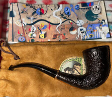 Ser Jacopo: Picta Miro Sandblasted Bent Dublin (10) (S1) Tobacco Pipe picture