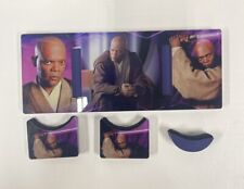 Star Wars Mace Windu Acrylic Photo Lightsaber Display Stand Custom Made picture