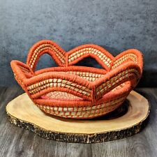 Oaxacan Pine Needle Basket Mexico Handmade Indigenous 12