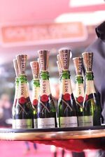 MOET CHANDON CHAMPAGNE GOLDEN SIPPERS FOR MINI SPLIT BOTTLES x 5 picture