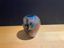 JOYCE ROESSLER & CHRIS HEILMAN Glass Art Vase SIGNED picture