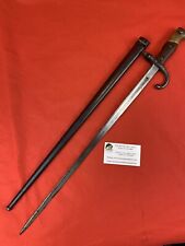 Original French Gras Bayonet Franco Prussian Matching Numbers 1875 picture