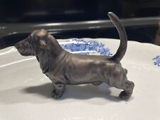 T. Acevedo Tony Acevedo Signed Bronze Finish Dog Sculpture Basset Hound picture