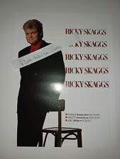 Ricky Skaggs Vintage 1990 8x11 Magazine Ad picture