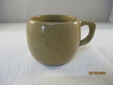Vintage Brown Stoneware Shaving Mug picture