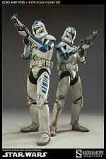 SIDESHOW STAR WARS 501st PHASE 1 ECHO AND FIVES 1/6 SCALE FIGURE 100201 NEW U.S. picture