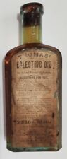Antique Thomas' Electric Oil Unopened Full Embossed Bottle, Foster Millburn Co. picture