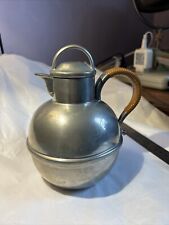 Vintage Queen Art Pewter Brooklyn N.Y.Tea Pot Circa 1930's Hand Made 6.5x6.5x4.5 picture