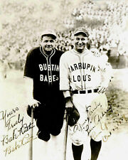 Lou Gehrig and Babe Ruth 8.5x11 Signed Photo Reprint picture