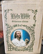 HOLY BIBLE, Antique Collectible Rare GETHSEMANE ed 1946-48 Great Cdtn, BEAUTIFUL picture