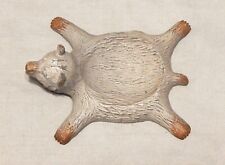 Cast Painted Metal Bear Pin Trinket Dish  picture