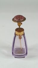 Vintage West Germany Perfume Atomizer Bottle Violet Purple Original Tag 5 Inches picture