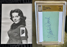 NATALIE WOOD Autograph & 1958 Original Warners Bros. vintage Photo ACA Auth RARE picture